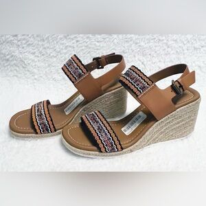 See by Chloe NWT Woven Espadrille Wedge Sandals Size 40/9.5